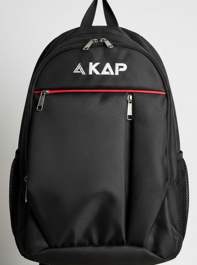 Kapspor Unisex Siyah Sırt Çantası KAP-00047