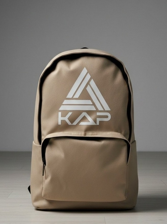 Kapspor Unisex Bej Sırt Çantası KAP-00055