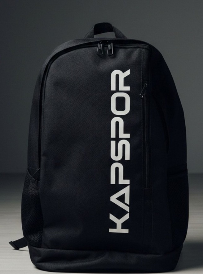 Kapspor Unisex Siyah Sırt Çantası KAP-00028