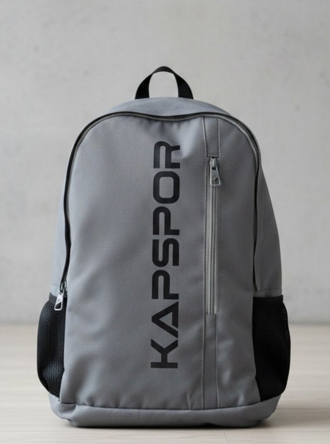 Kapspor Unisex Gri sırt Çantası KAP-00029